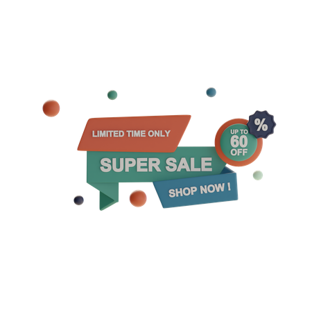 Super Sale  3D Icon