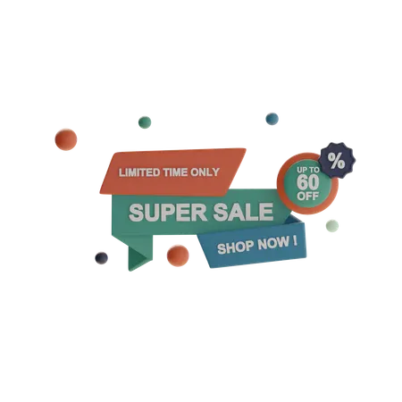 Super Sale  3D Icon