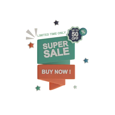 Super Sale  3D Icon