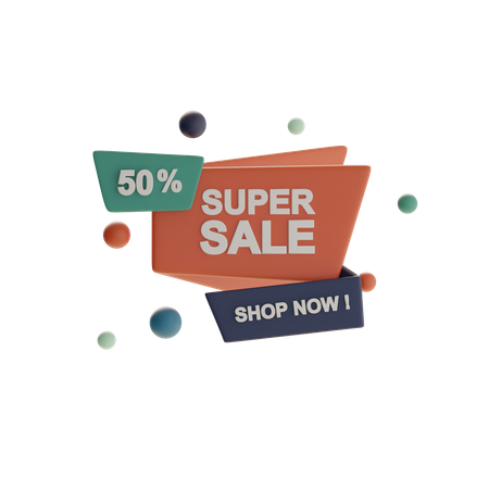 Super Sale  3D Icon