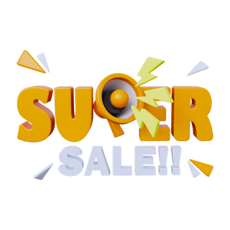 Super Sale  3D Icon