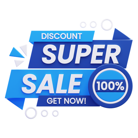 Super sale  3D Icon