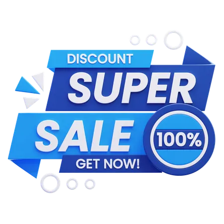 Super sale  3D Icon