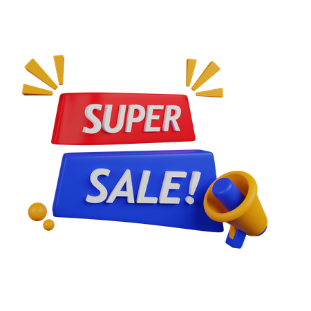 Super sale  3D Icon