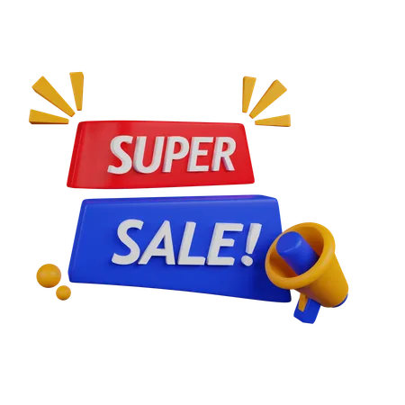 Super sale  3D Icon