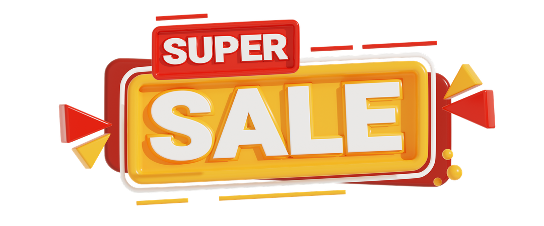 Super Sale  3D Icon