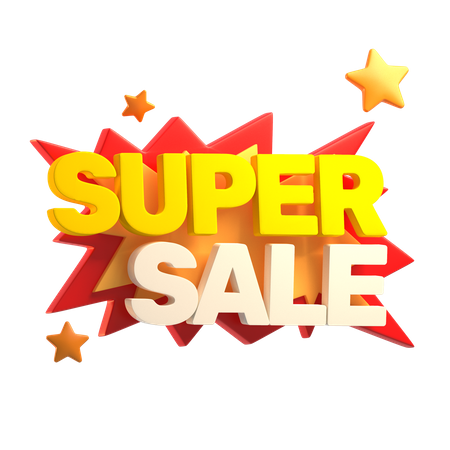 Super Sale  3D Illustration