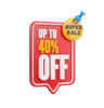 super sale 40% off