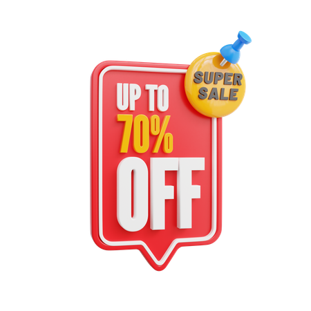 Super sale 70% off  3D Icon