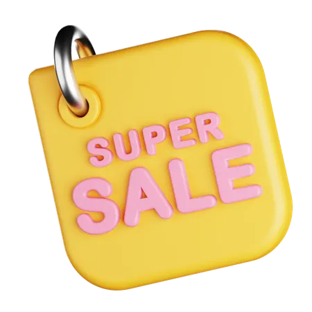 Super Sale Tags  3D Icon