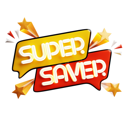 Super Saver  3D Icon