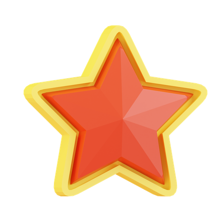 Super Star  3D Icon