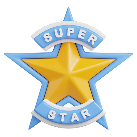 Super Star  3D Icon