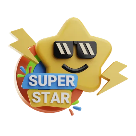Super Star  3D Icon