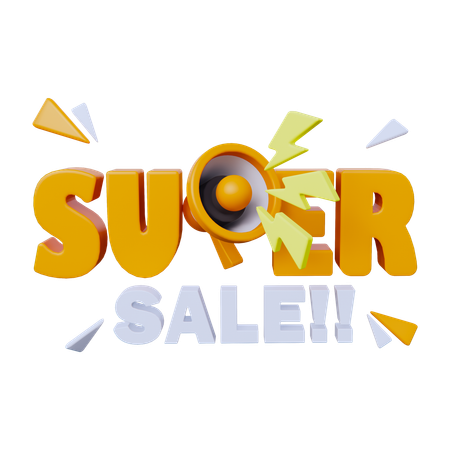 Súper Venta  3D Icon