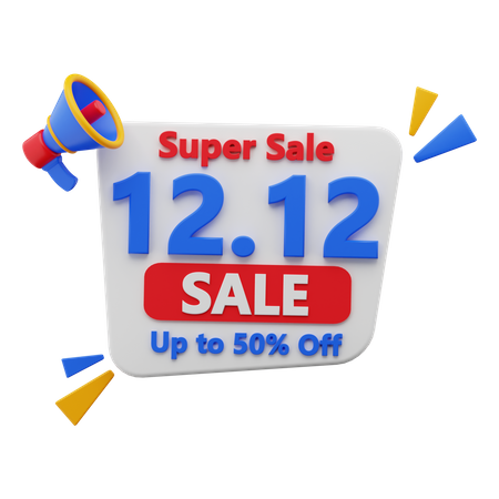 Súper Venta  3D Icon