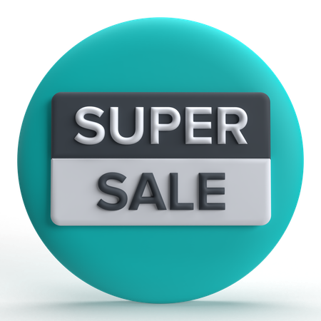 Super vente  3D Icon