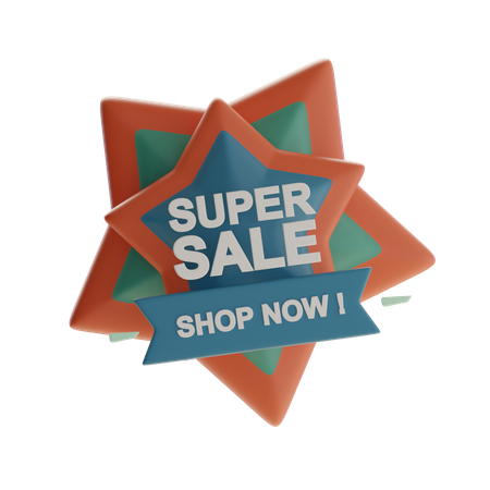 Super vente  3D Icon