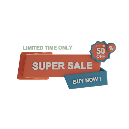 Super vente  3D Icon