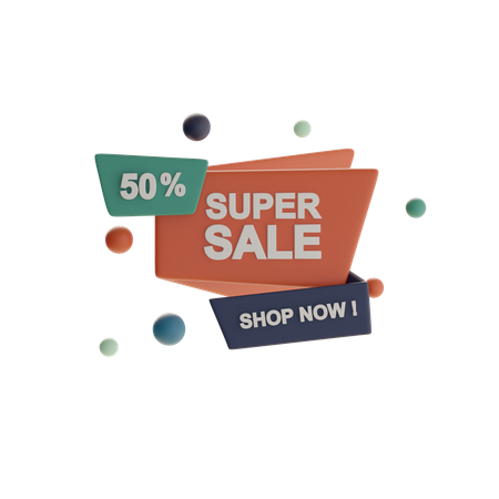 Super vente  3D Icon