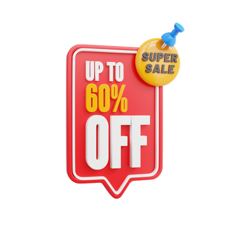 Super soldes 60% de réduction  3D Icon