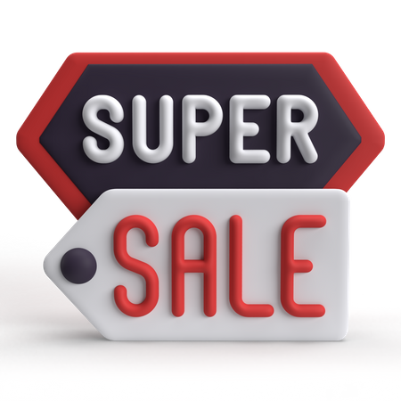 Super ventes  3D Icon