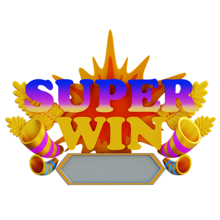 Super Win  3D Icon