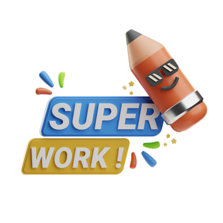 Super Work  3D Icon