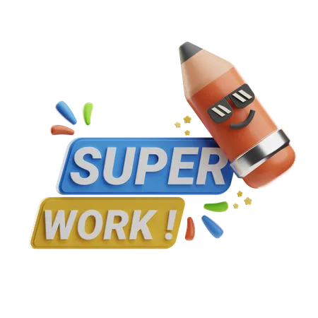 Super Work  3D Icon