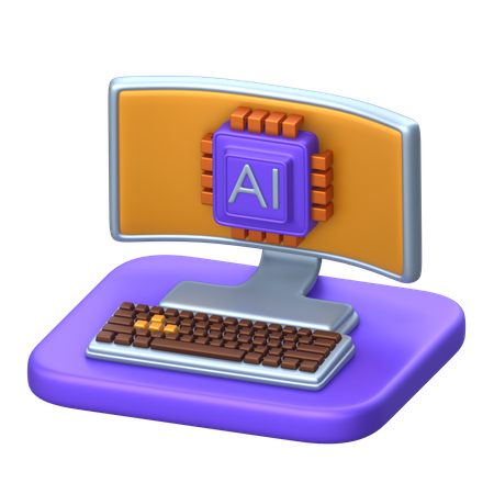 Supercomputador  3D Icon