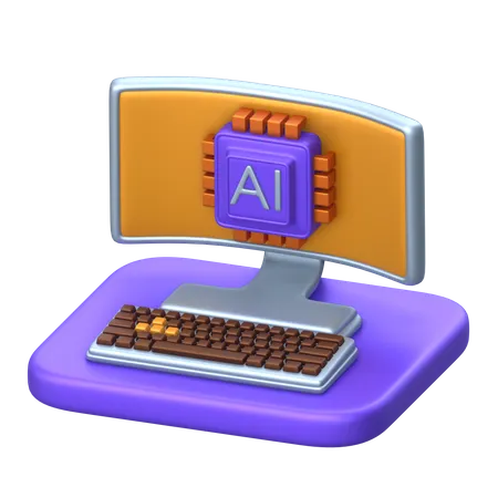 Supercomputador  3D Icon