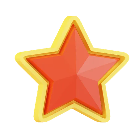 Súper estrella  3D Icon