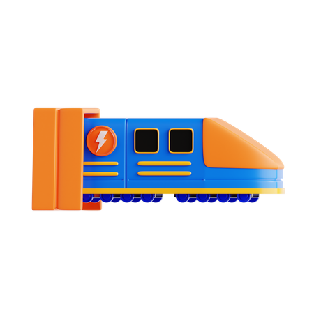 Superfast Train  3D Icon