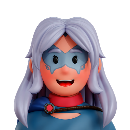 Superfrau  3D Icon