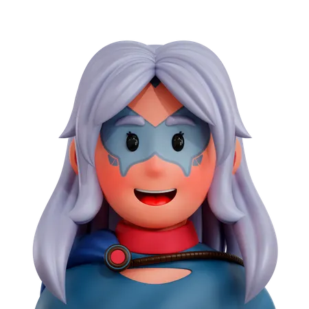 Superfrau  3D Icon