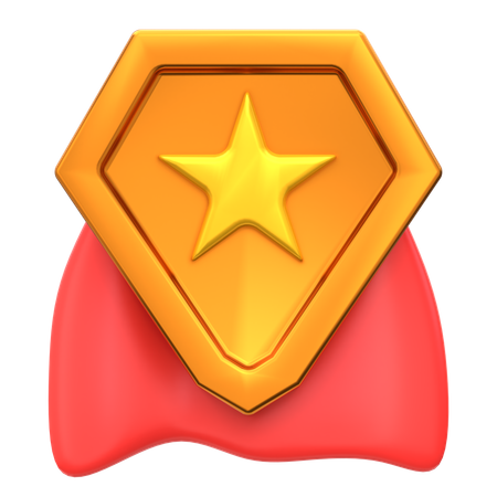 Superheld  3D Icon
