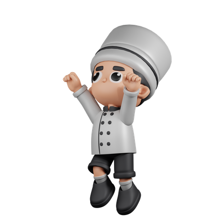 Superhero Chef  3D Illustration