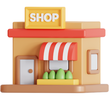 Supermarché  3D Icon