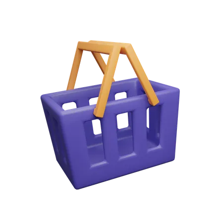 Shopping Basket Download This Item Now 3D Icon