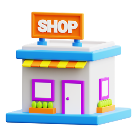 Supermarket  3D Icon