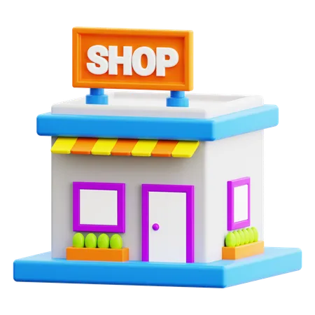 Supermarket  3D Icon