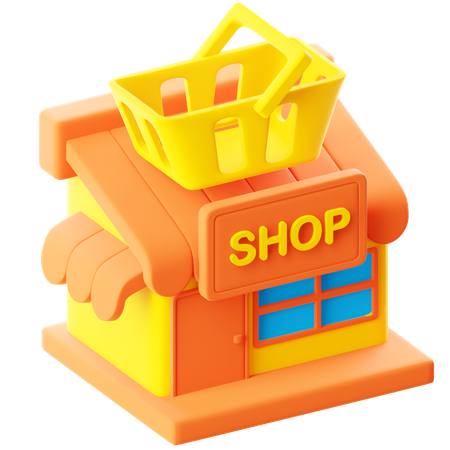 Supermarket  3D Icon