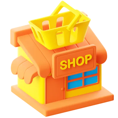 Supermarket  3D Icon