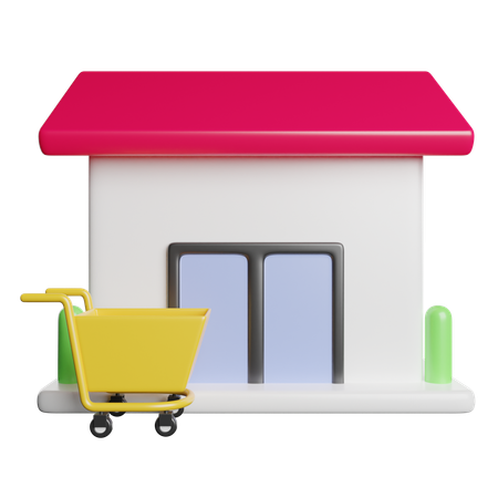 Supermarket  3D Icon