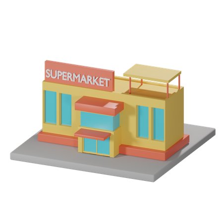 Supermarkt  3D Icon