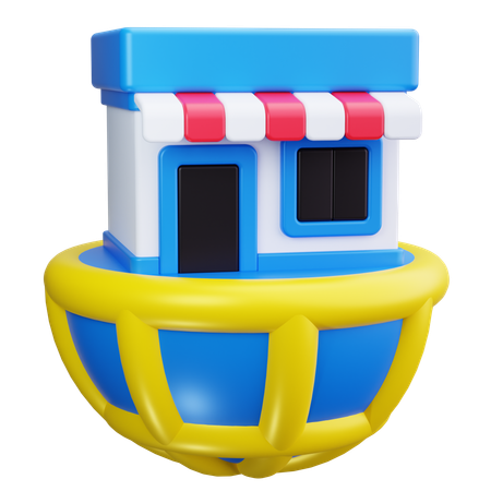 Supermercado  3D Icon