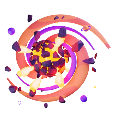 Supernova  3D Icon