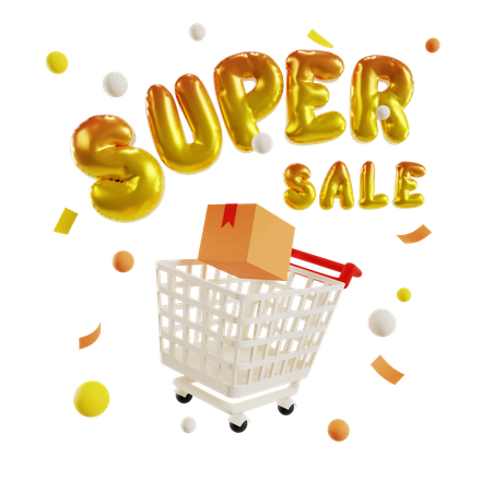 Super promoção  3D Illustration