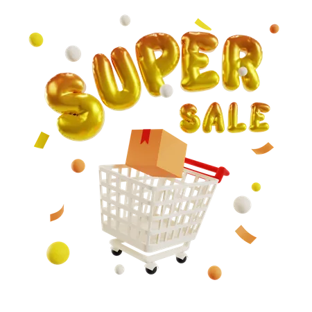 Super promoção  3D Illustration