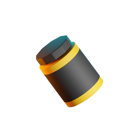 Suplement Bottle  3D Icon